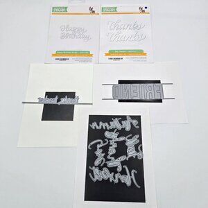 Crafting Die Lot Echo Park Fall Harvest Simon Says Stamp Thanks Birthday Teacher